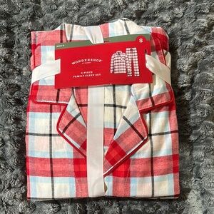 Wondershop Red and Blue Plaid Sleep Set